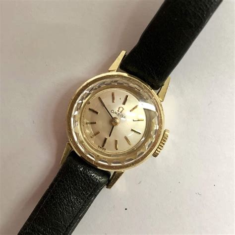 ladies omega watch vintage|14k omega vintage ladies watch.